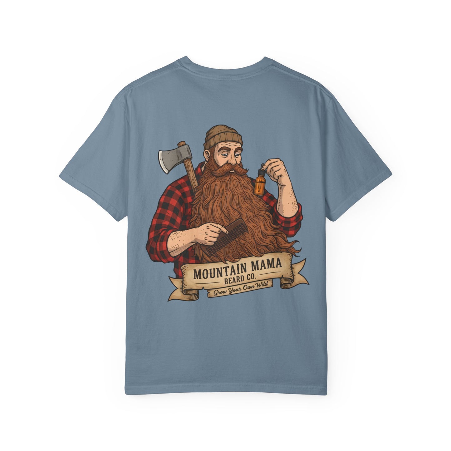 Mountain Mama Beard Co. Vintage Plaid Tee