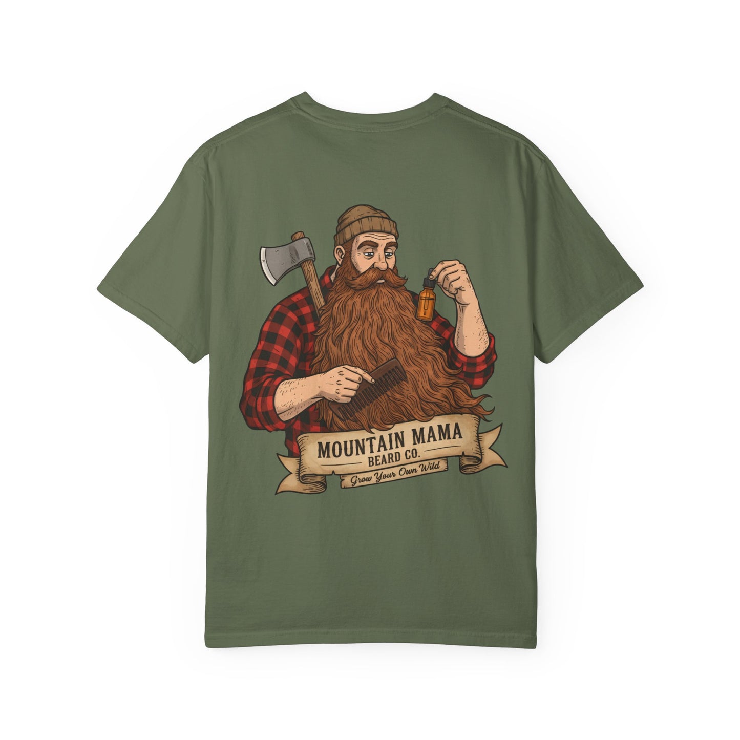 Mountain Mama Beard Co. Vintage Plaid Tee