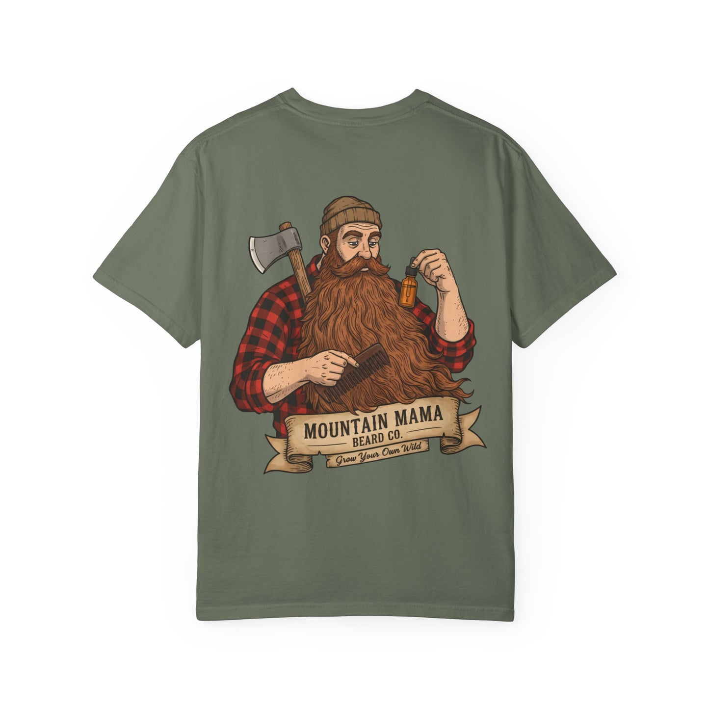 Mountain Mama Beard Co. Vintage Plaid Tee