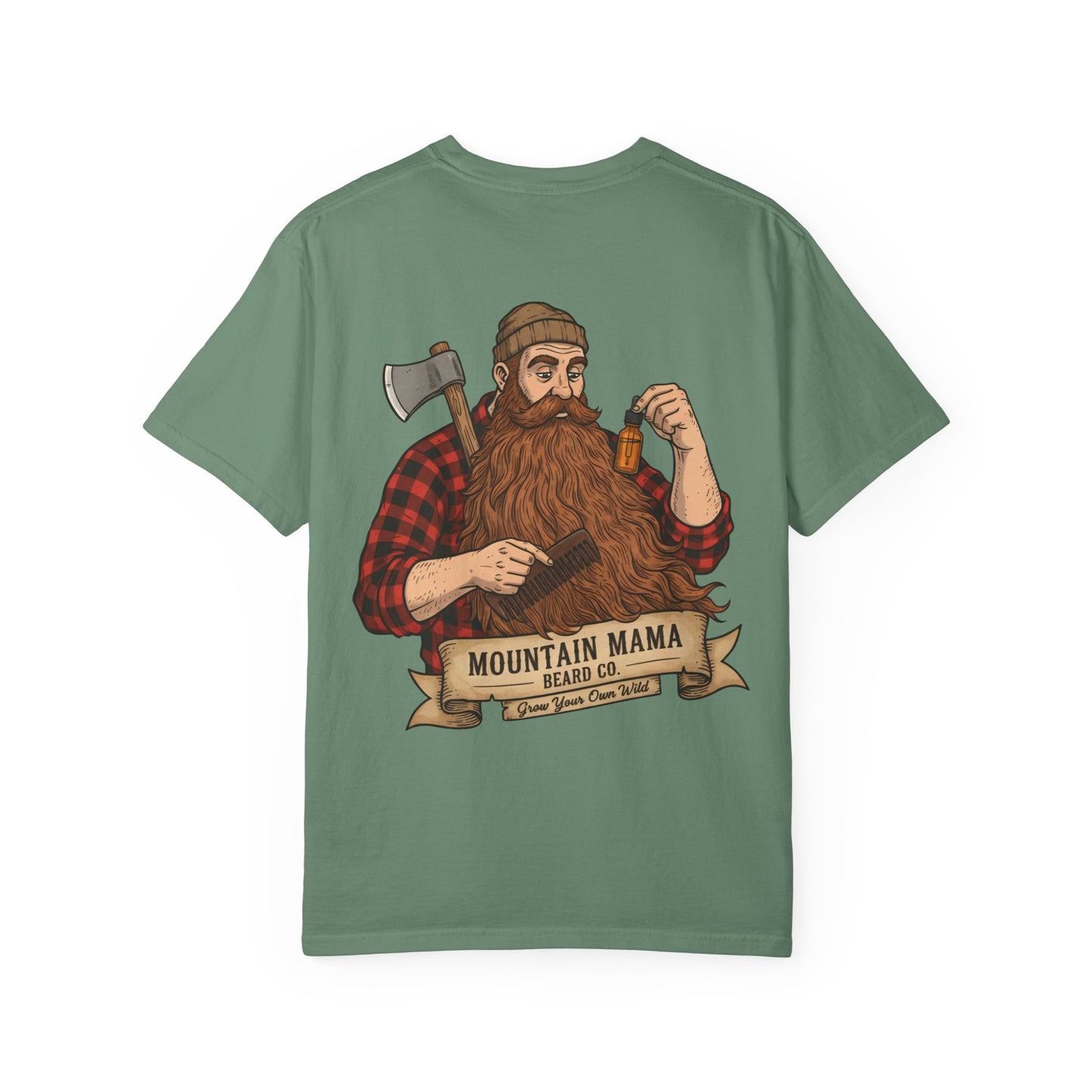 Mountain Mama Beard Co. Vintage Plaid Tee