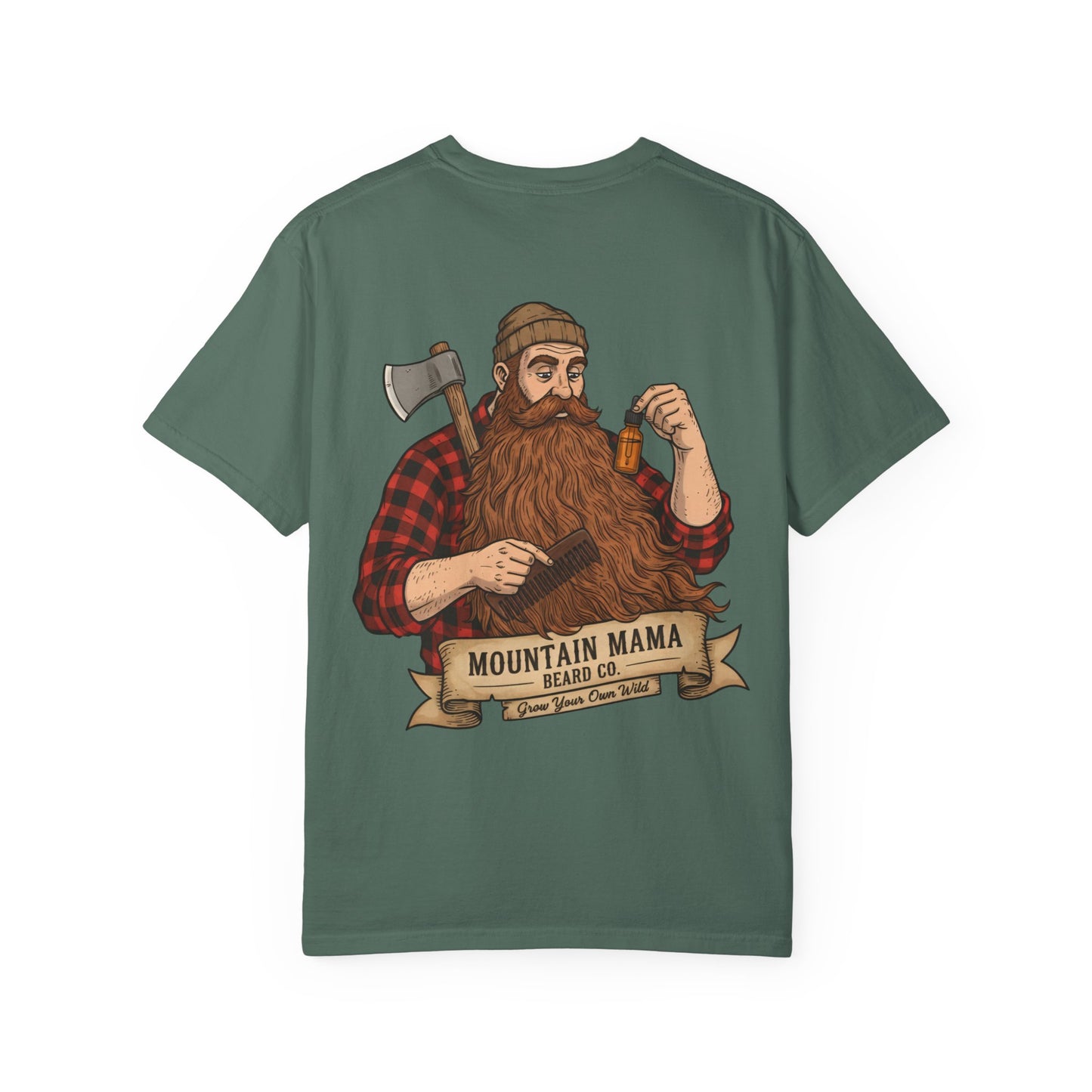 Mountain Mama Beard Co. Vintage Plaid Tee