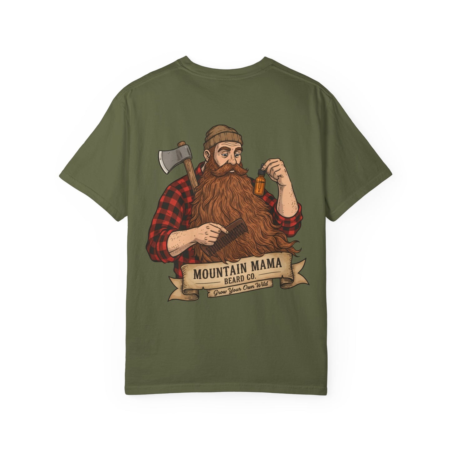 Mountain Mama Beard Co. Vintage Plaid Tee