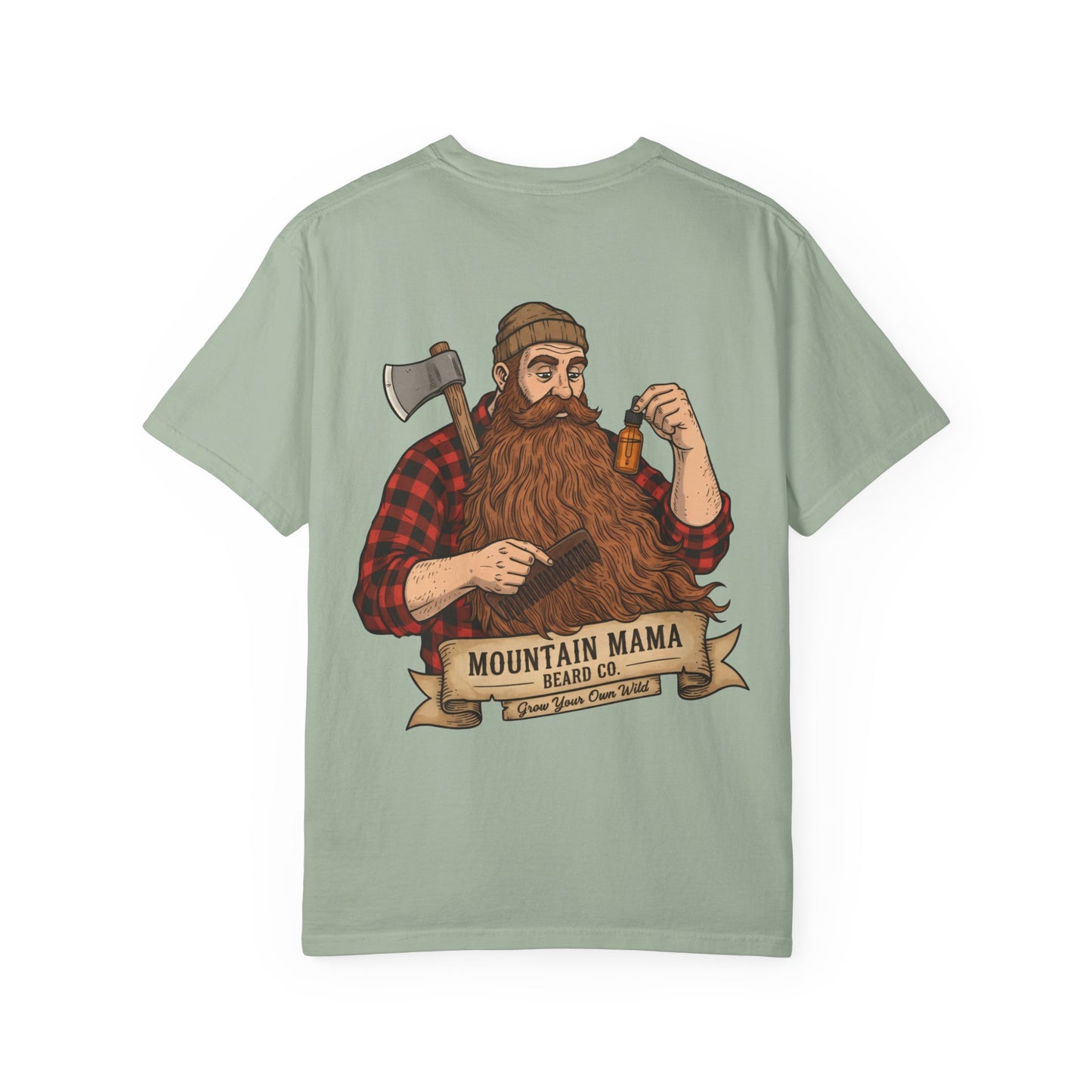 Mountain Mama Beard Co. Vintage Plaid Tee