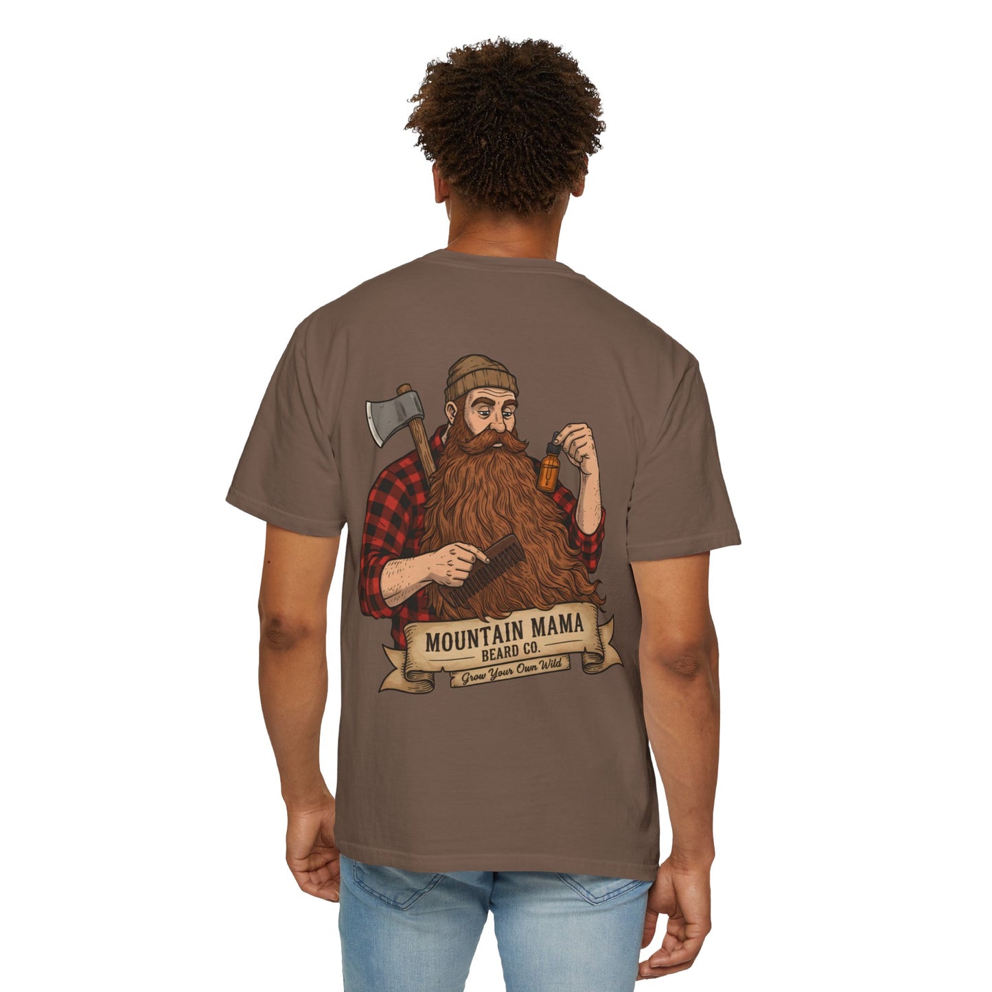 Mountain Mama Beard Co. Vintage Plaid Tee